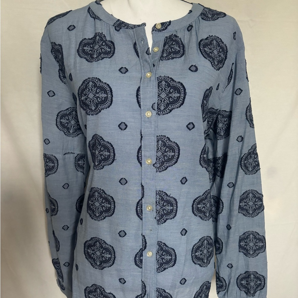 Loft button down tunic
